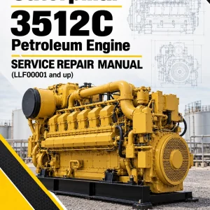 Caterpillar CAT 3512C Petroleum Engine Service Repair Manual (LLF00001 and up)