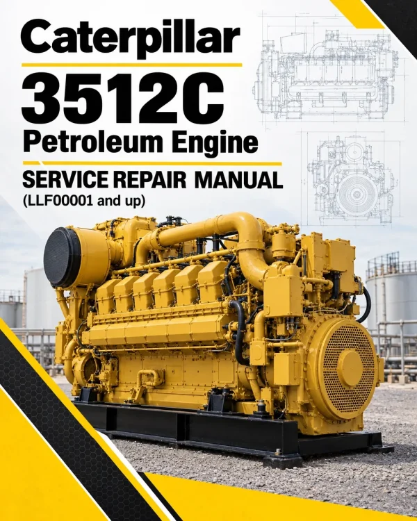 Caterpillar CAT 3512C Petroleum Engine Service Repair Manual (LLF00001 and up)