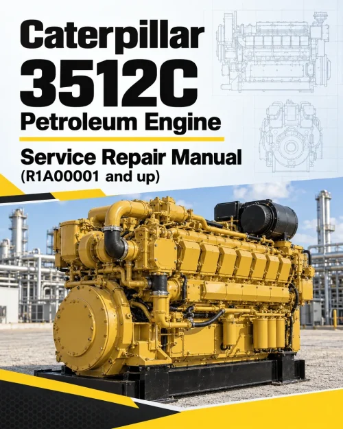 Caterpillar CAT 3512C Petroleum Engine Service Repair Manual (R1A00001 and up)