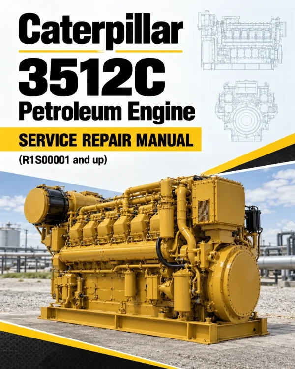 Caterpillar CAT 3512C Petroleum Engine Service Repair Manual (R1S00001 and up)