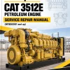Caterpillar CAT 3512E Petroleum Engine Service Repair Manual (HF800001 and up)