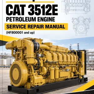 Caterpillar CAT 3512E Petroleum Engine Service Repair Manual (HF800001 and up) Caterpillar CAT 3512E Petroleum Engine Service Repair Manual (HF800001 and up)