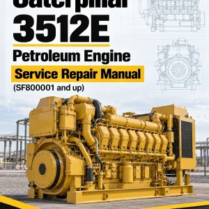 Caterpillar CAT 3512E Petroleum Engine Service Repair Manual (SF800001 and up)