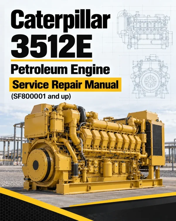 Caterpillar CAT 3512E Petroleum Engine Service Repair Manual (SF800001 and up) Caterpillar CAT 3512E Petroleum Engine Service Repair Manual (SF800001 and up)