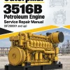 Caterpillar CAT 3516B Petroleum Engine Service Repair Manual (9F200001 and up) Caterpillar CAT 3516B Petroleum Engine Service Repair Manual (9F200001 and up)