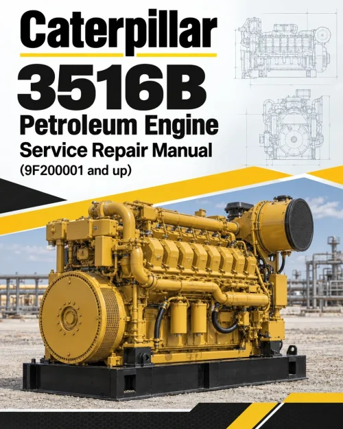 Caterpillar CAT 3516B Petroleum Engine Service Repair Manual (9F200001 and up) Caterpillar CAT 3516B Petroleum Engine Service Repair Manual (9F200001 and up)
