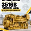 Caterpillar CAT 3516B Petroleum Engine Service Repair Manual (EDH00001 and up) Caterpillar CAT 3516B Petroleum Engine Service Repair Manual (EDH00001 and up)