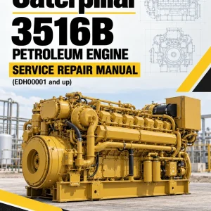 Caterpillar CAT 3516B Petroleum Engine Service Repair Manual (EDH00001 and up)