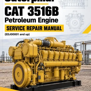 Caterpillar CAT 3516B Petroleum Engine Service Repair Manual (EDJ00001 and up)