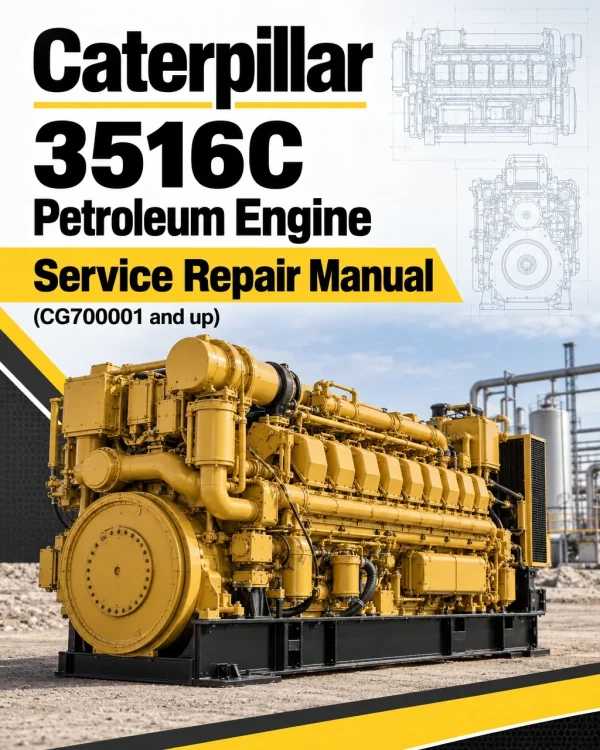 Caterpillar CAT 3516C Petroleum Engine Service Repair Manual (CG700001 and up) Caterpillar CAT 3516C Petroleum Engine Service Repair Manual (CG700001 and up)