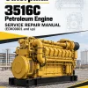 Caterpillar CAT 3516C Petroleum Engine Service Repair Manual (EDK00001 and up)