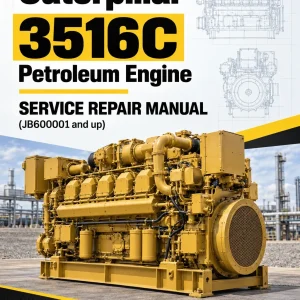 Caterpillar CAT 3516C Petroleum Engine Service Repair Manual (JB600001 and up)