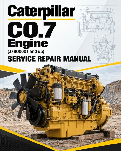 Caterpillar CAT CO.7 Engine Service Repair Manual (J7B00001 and up) Caterpillar CAT CO.7 Engine Service Repair Manual (J7B00001 and up)