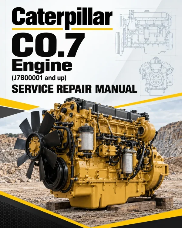 Caterpillar CAT CO.7 Engine Service Repair Manual (J7B00001 and up) Caterpillar CAT CO.7 Engine Service Repair Manual (J7B00001 and up)