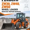 Hitachi ZW30, ZW40, ZW50 Wheel Loader Service Repair Manual