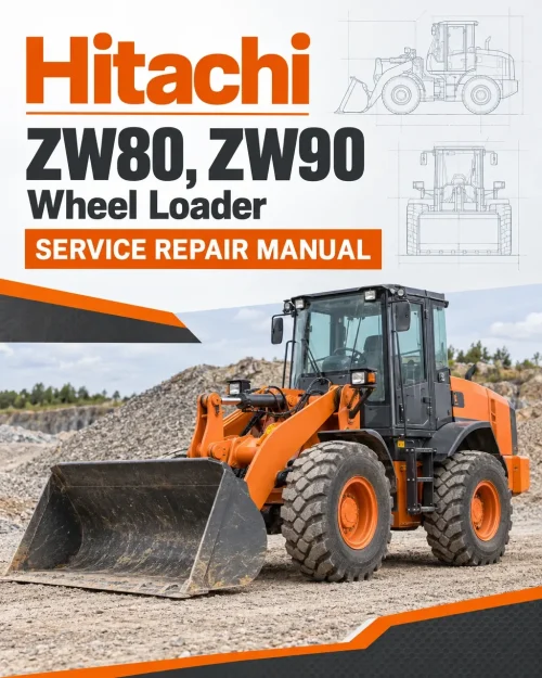 Hitachi ZW80, ZW90 Wheel Loader Service Repair Manual Hitachi ZW80, ZW90 Wheel Loader Service Repair Manual