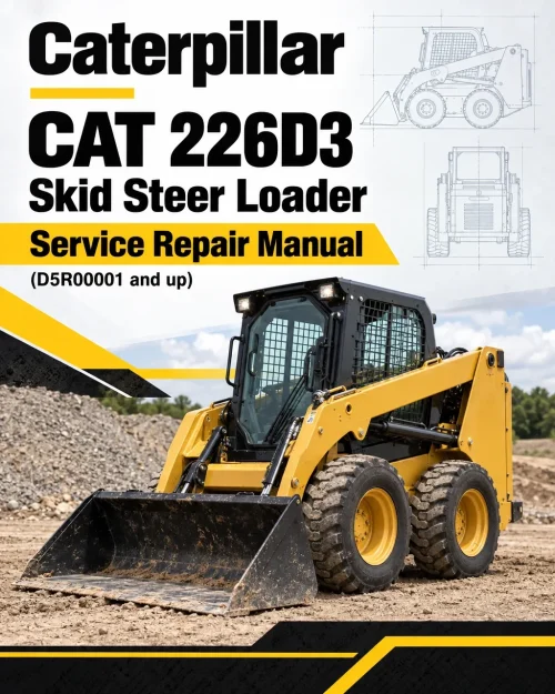 Caterpillar CAT 226D3 Skid Steer Loader Service Repair Manual (D5R00001 and up) Caterpillar CAT 226D3 Skid Steer Loader Service Repair Manual (D5R00001 and up)