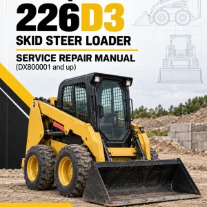 Caterpillar CAT 226D3 Skid Steer Loader Service Repair Manual (DX800001 and up)