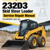 Caterpillar CAT 232D3 Skid Steer Loader Service Repair Manual (GJ500001 and up)