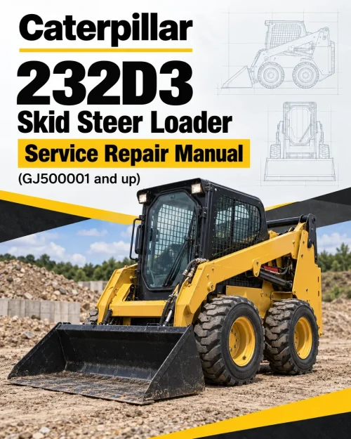 Caterpillar CAT 232D3 Skid Steer Loader Service Repair Manual (GJ500001 and up) Caterpillar CAT 232D3 Skid Steer Loader Service Repair Manual (GJ500001 and up)