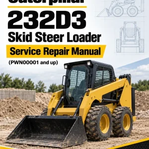 Caterpillar CAT 232D3 Skid Steer Loader Service Repair Manual (PWN00001 and up)