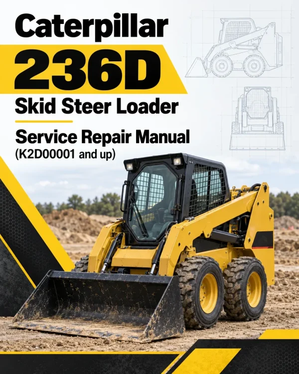 Caterpillar CAT 236D Skid Steer Loader Service Repair Manual (K2D00001 and up) Caterpillar CAT 236D Skid Steer Loader Service Repair Manual (K2D00001 and up)