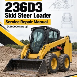 Caterpillar CAT 236D3 Skid Steer Loader Service Repair Manual (AZ600001 and up)