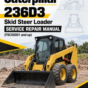 Caterpillar CAT 236D3 Skid Steer Loader Service Repair Manual (F9C00001 and up)