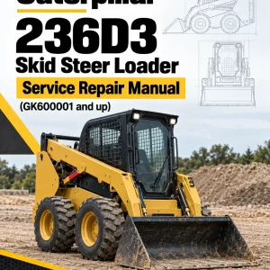 Caterpillar CAT 236D3 Skid Steer Loader Service Repair Manual (GK600001 and up)