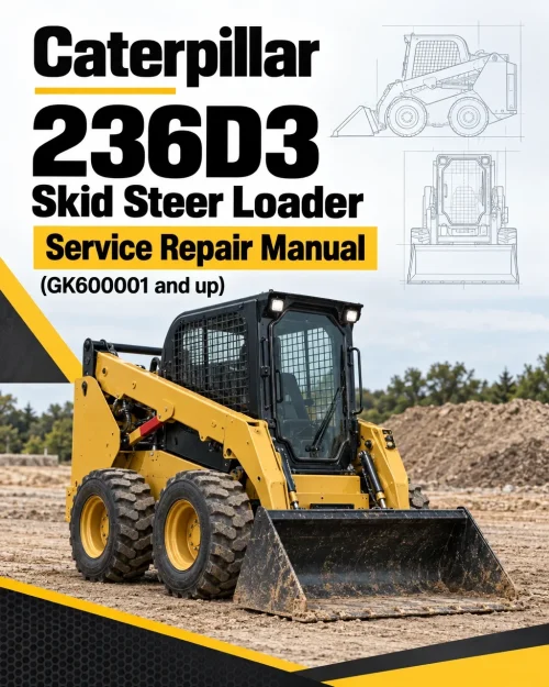 Caterpillar CAT 236D3 Skid Steer Loader Service Repair Manual (GK600001 and up) Caterpillar CAT 236D3 Skid Steer Loader Service Repair Manual (GK600001 and up)