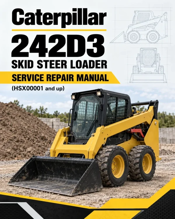 Caterpillar CAT 242D3 Skid Steer Loader Service Repair Manual (HSX00001 and up)