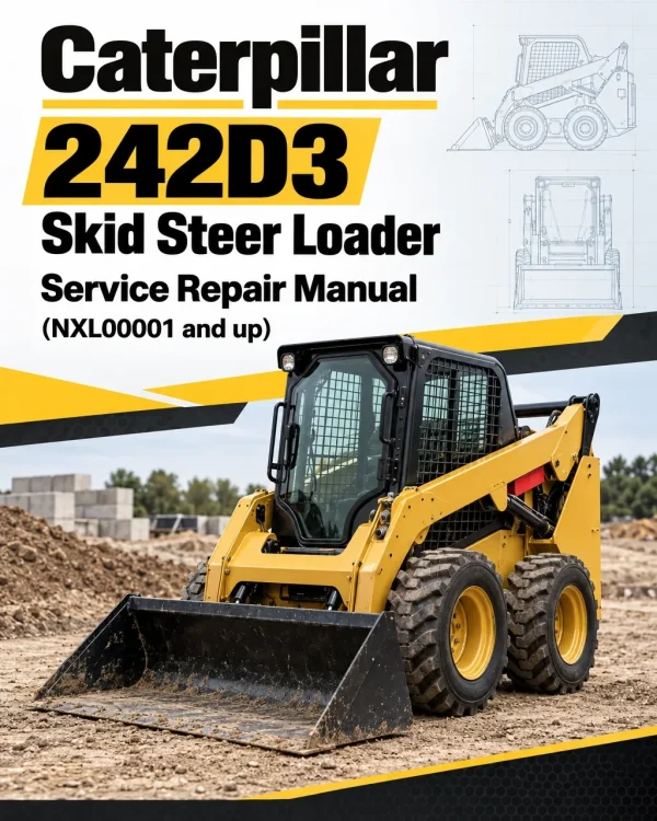 Caterpillar CAT 242D3 Skid Steer Loader Service Repair Manual (NXL00001 and up) Caterpillar CAT 242D3 Skid Steer Loader Service Repair Manual (NXL00001 and up)