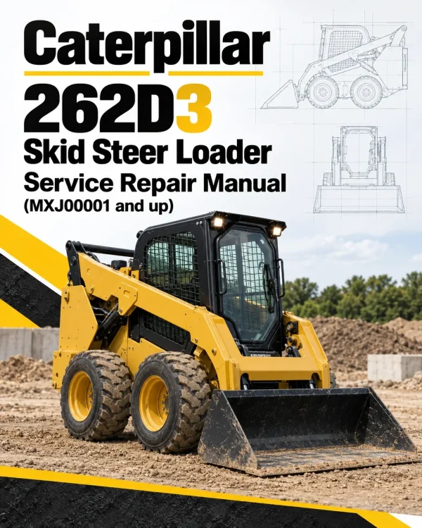 Caterpillar CAT 262D3 Skid Steer Loader Service Repair Manual (MXJ00001 and up) Caterpillar CAT 262D3 Skid Steer Loader Service Repair Manual (MXJ00001 and up)