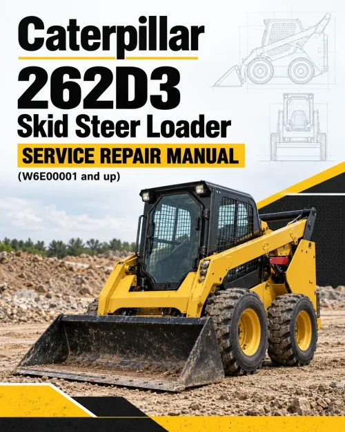 Caterpillar CAT 262D3 Skid Steer Loader Service Repair Manual (W6E00001 and up)