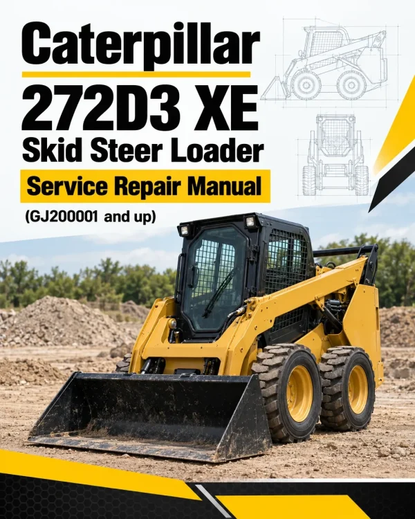 Caterpillar CAT 272D3 XE Skid Steer Loader Service Repair Manual (GJ200001 and up) Caterpillar CAT 272D3 XE Skid Steer Loader Service Repair Manual (GJ200001 and up)