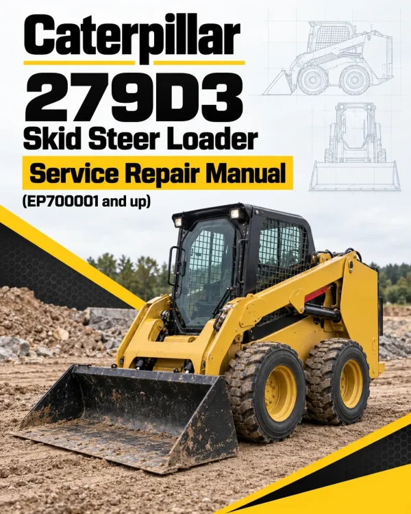 Caterpillar CAT 279D3 Skid Steer Loader Service Repair Manual (EP700001 and up)