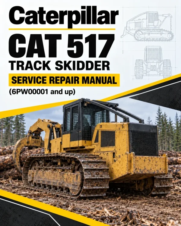 Caterpillar CAT 517 Track Skidder Service Repair Manual (6PW00001 and up) Caterpillar CAT 517 Track Skidder Service Repair Manual (6PW00001 and up)