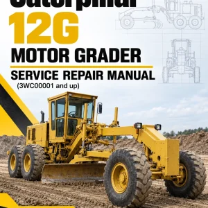 Caterpillar CAT 12G Motor Grader Service Repair Manual (3WC00001 and up) Caterpillar CAT 12G Motor Grader Service Repair Manual (3WC00001 and up)
