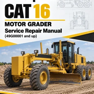 Caterpillar CAT 16 Motor Grader Service Repair Manual (49G00001 and up) Caterpillar CAT 16 Motor Grader Service Repair Manual (49G00001 and up)