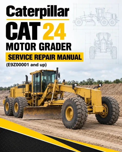 Caterpillar CAT 24 Motor Grader Service Repair Manual (E9Z00001 and up) Caterpillar CAT 24 Motor Grader Service Repair Manual (E9Z00001 and up)