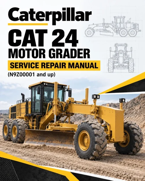 Caterpillar CAT 24 Motor Grader Service Repair Manual (N9Z00001 and up) Caterpillar CAT 24 Motor Grader Service Repair Manual (N9Z00001 and up)