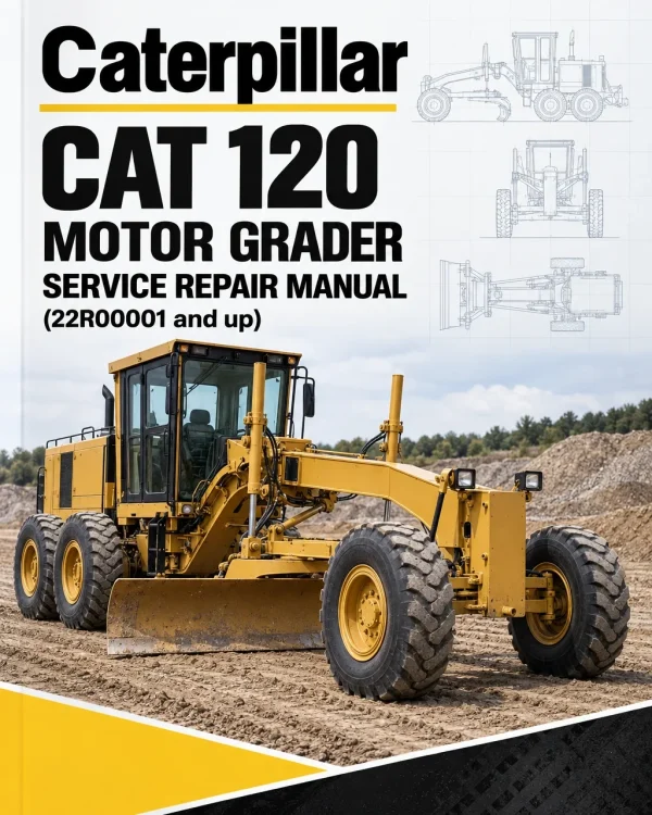 Caterpillar CAT 120 Motor Grader Service Repair Manual (22R00001 and up)