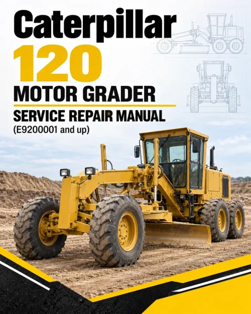 Caterpillar CAT 120 Motor Grader Service Repair Manual (E9200001 and up) Caterpillar CAT 120 Motor Grader Service Repair Manual (E9200001 and up)