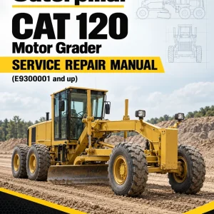 Caterpillar CAT 120 Motor Grader Service Repair Manual (E9300001 and up) Caterpillar CAT 120 Motor Grader Service Repair Manual (E9300001 and up)