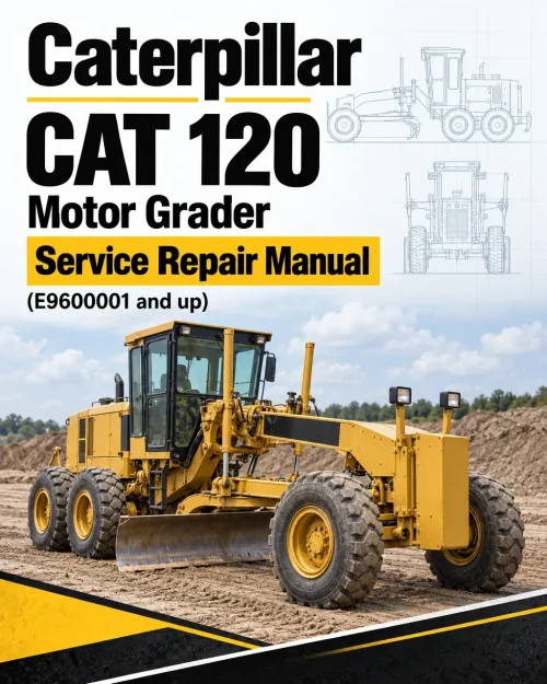 Caterpillar CAT 120 Motor Grader Service Repair Manual (E9600001 and up) Caterpillar CAT 120 Motor Grader Service Repair Manual (E9600001 and up)