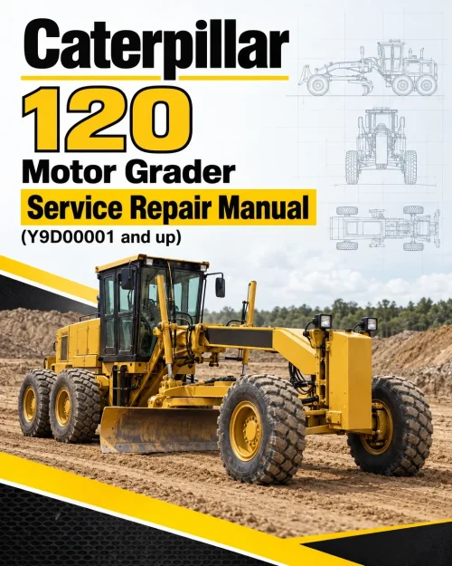 Caterpillar CAT 120 Motor Grader Service Repair Manual (Y9D00001 and up)