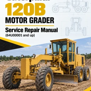 Caterpillar CAT 120B Motor Grader Service Repair Manual (64U00001 and up)