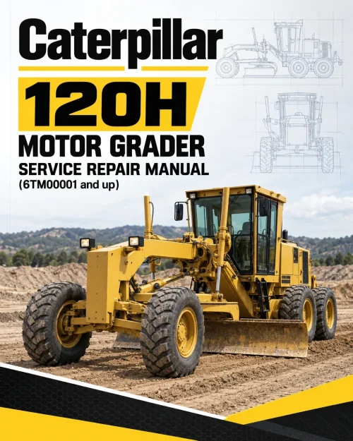 Caterpillar CAT 120H Motor Grader Service Repair Manual (6TM00001 and up)
