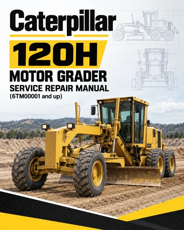 Caterpillar CAT 120H Motor Grader Service Repair Manual (6TM00001 and up)