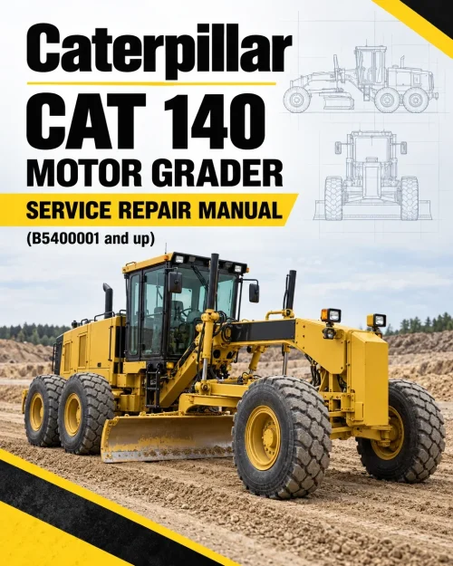 Caterpillar CAT 140 Motor Grader Service Repair Manual (B5400001 and up) Caterpillar CAT 140 Motor Grader Service Repair Manual (B5400001 and up)